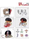 Cubic Fun 3D 68 Parça Puzzle Saturn V Rocket