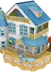Cubic Fun 3D 132 Parça Led Puzzle Köy Villası