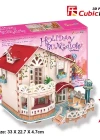 Cubic Fun 3D 114 Parça Puzzle Holiday Bungalow Bebek Evi