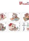 Cubic Fun 3D 114 Parça Puzzle Holiday Bungalow Bebek Evi
