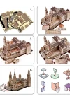 Cubic Fun 3D Puzzle 101 Parça Santiago de Compostela Katedrali -