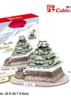 Cubic Fun 3D 101 Parça Puzzle Osaka Kalesi - Japonya