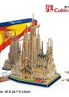 Cubic Fun 3D 194 Parça Puzzle La Sagrada Familia Kilisesi - İspan