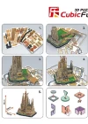 Cubic Fun 3D 194 Parça Puzzle La Sagrada Familia Kilisesi - İspan