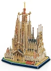 Cubic Fun 3D 194 Parça Puzzle La Sagrada Familia Kilisesi - İspan