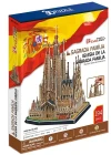 Cubic Fun 3D 194 Parça Puzzle La Sagrada Familia Kilisesi - İspan