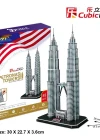 Cubic Fun 3D 86 Parça Puzzle Petronas Kuleleri - Malezya