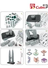 Cubic Fun 3D 86 Parça Puzzle Petronas Kuleleri - Malezya