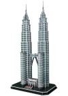 Cubic Fun 3D 86 Parça Puzzle Petronas Kuleleri - Malezya