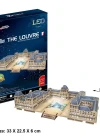 Cubic Fun 3D Puzzle 137 Parça Louvre Müzesi - Fransa (Led Işıklı)