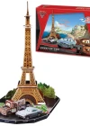 Cubic Fun 3D 48 Parça Puzzle Cars 2 Dünya Grand Prix Paris