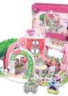 Cubic Fun 3D 73 parça Puzzle Minnie’nin Çiçekci Dükkanı