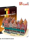 Cubic Fun 3D 45 Parça Puzzle Bruges Marketi - Belçika