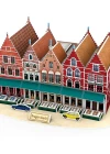 Cubic Fun 3D 45 Parça Puzzle Bruges Marketi - Belçika