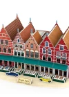 Cubic Fun 3D 45 Parça Puzzle Bruges Marketi - Belçika