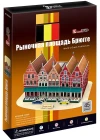 Cubic Fun 3D 45 Parça Puzzle Bruges Marketi - Belçika