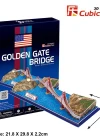 Cubic Fun 3D 20 Parça Puzzle Golden Gate Köprüsü