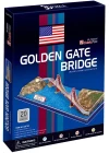 Cubic Fun 3D 20 Parça Puzzle Golden Gate Köprüsü