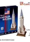 Cubic Fun 3D 70 Parça Puzzle Chrysler Binası - ABD