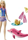 Sihirli Yunuslar Dalgıç Barbie Bebek
