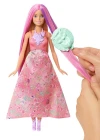 Barbie Dreamtopia Hayaller Ülkesi Renkli Saçlı Prenses Model Bebe