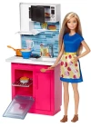 Barbie Bebek Ve Mutfak Oyun Seti DVX54