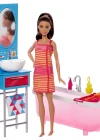 Barbie Bebek Ve Banyo Oyun Seti DVX53