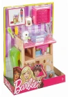 Barbie Ev İçi Dekorasyon Evcil Hayvan Masası Oyun Seti DVX50