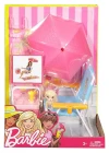 Barbie Açıkhava Dekorasyon Plaj Oyun Seti DVX49