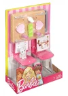 Barbie Ev İçi Dekorasyon Yemek Masası Oyun Seti DVX45