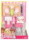 Barbie Ev İçi Dekorasyon Yemek Masası Oyun Seti DVX45