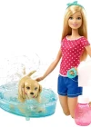 Barbie ve Köpekçik Banyo Keyfi Oyun Seti