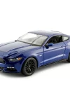 Maisto 2015 Ford Mustang GT 1:18 Model Araba S/E Mavi