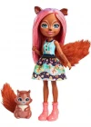 Enchantimals Sancha Squirrel Popüler Karakter Bebek