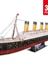 Cubic Fun Titanic Led Işıklı 3D 266 Parça Puzzle
