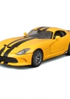 1/18 2013 SRT Viper GTS Model Araba Sarı 31128-3