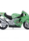 1:18 Kawasaki Ninja ZX-12R Model Motor Metalik Yeşil 31300