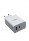 33w Turbo Şarj Özellikli USB + PD Şarj Aleti