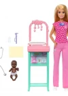 Barbie Bakım Temalı Kariyer Oyun Setleri - Bebek Doktoru JCR72