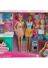 Barbie Brooklyn ve Malibu Pasta Yapıyor Oyun Seti HJY94