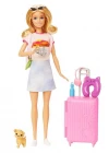 Barbie Seyahatte Bebeği ve Aksesuarları HJY18