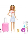 Barbie Seyahatte Bebeği ve Aksesuarları HJY18