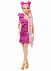 Barbie Upuzun Muhteşem Pembe Saçlı Bebek JDC85