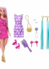 Barbie Upuzun Muhteşem Pembe Saçlı Bebek JDC85