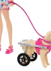 Barbie ve Engelli Köpeği Oyun Seti HTK37