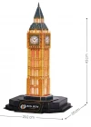BIG BEN 3D Puzzle (Led Işıklı) L537h