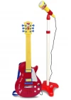 Bontempi Ayaklı Mikrofonlu Kırmızı Elektronik Çocuk Rock Gitarı