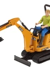 Bruder JCB MikroBagger 8010 CTS & İnşaat İşçisi