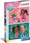 Clementoni Alice’s Wonderland Bakery Puzzle 2x60 Parça 24814