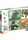 Clementoni Baby Cuddles Puzzle 4 in 1 21532